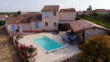 vue coté piscine