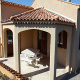 Vue terrasse couverte coté cuisine