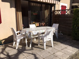 Terrasse avec store banne