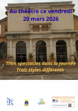au théâtre ce vendredi