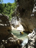 Canyoning gorge du verdon Baou