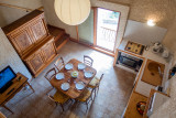 Vue de la cuisine depuis mezzanine