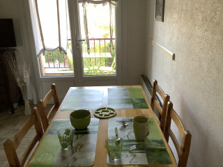 Séjour vue terrasse