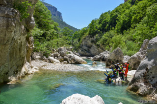 Canyoning dans le Couloir Samson