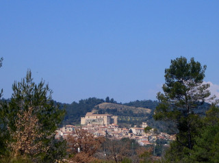 Gréoux depuis les collines