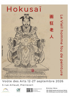 Hokusaï, le viel homme fou de peinture_Pierrevert