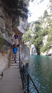 Les gorges du Verdon à Quinson Les gorges du Verdon à Quinson