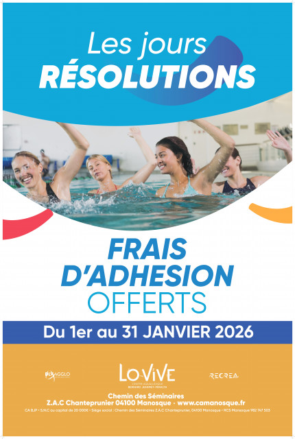 Réouverture 2026 du centre aqualudique l'O Vive