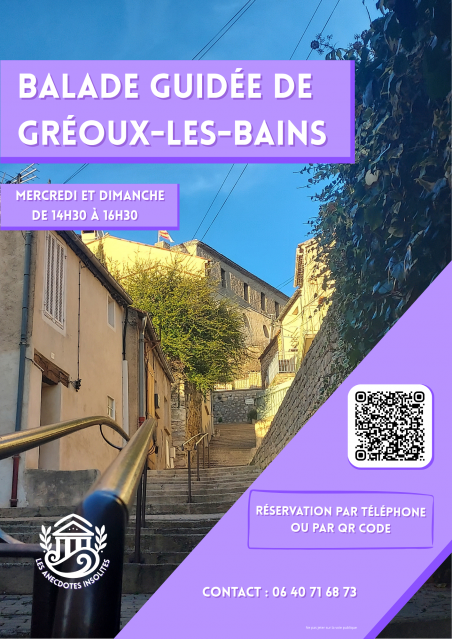 Balade Guidée de Gréoux-les-Bains