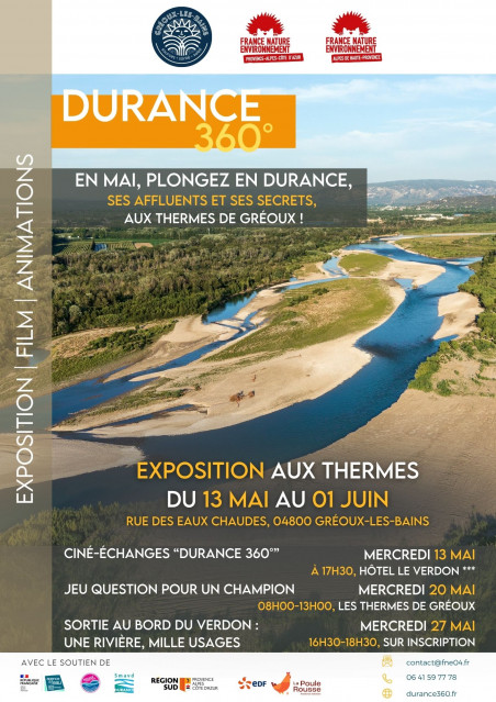 Exposition : Les secrets de la Durance aux Thermes de Gréoux