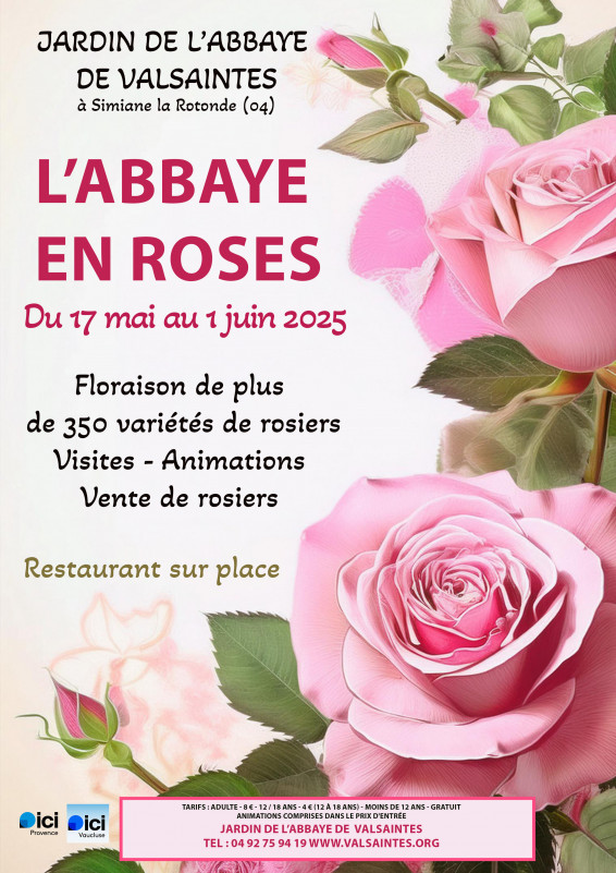 L'Abbaye en Roses_Simiane-la-Rotonde