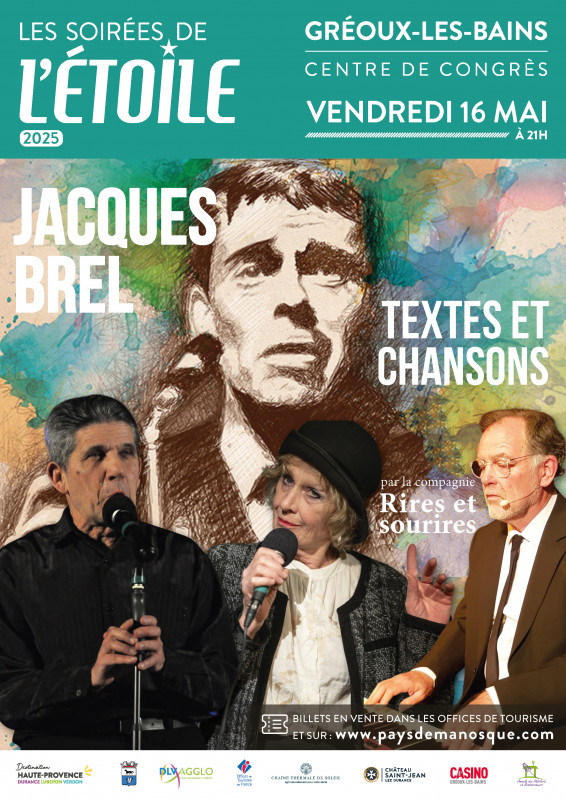Les Soirées de l'Etoile - Jacques Brel textes et chansons_Gréoux-les-Bains