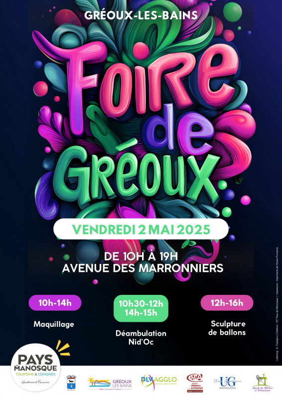Foire de Gréoux-les-Bains (mai)_Gréoux-les-Bains