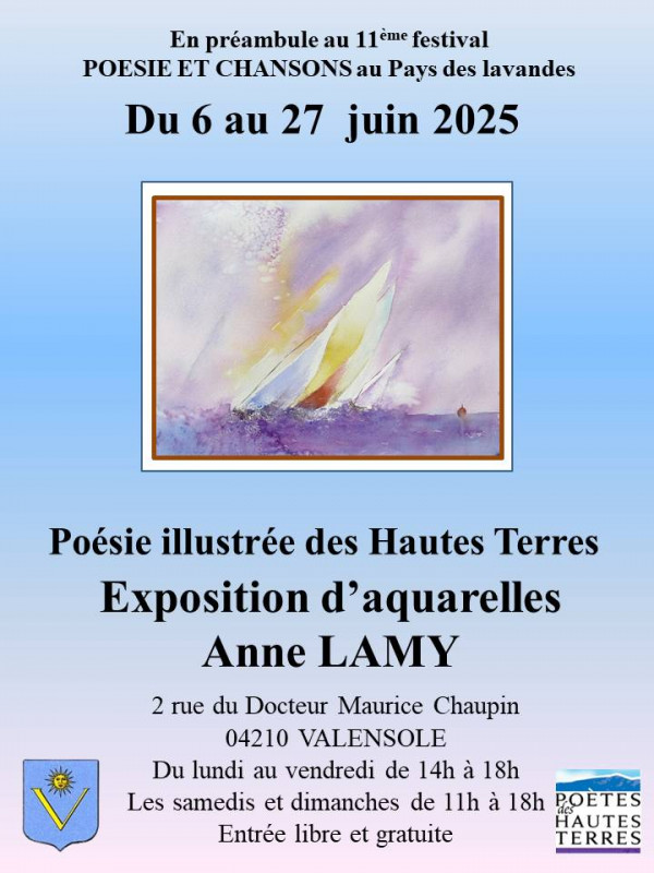Exposition d'aquarelles_Valensole
