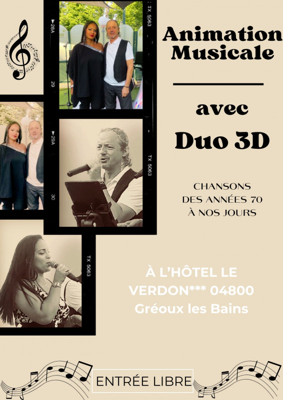 AFFICHE ANIMATION MUSICALE