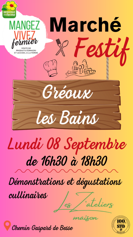 Marchés paysans festifs 2025_Gréoux-les-Bains