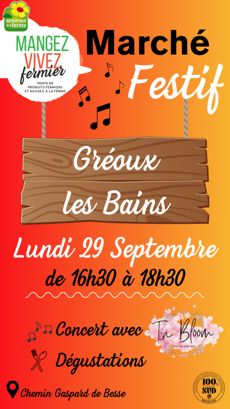Marchés paysans festifs 2025_Gréoux-les-Bains