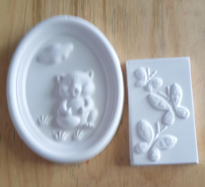 Objets en plâtre
