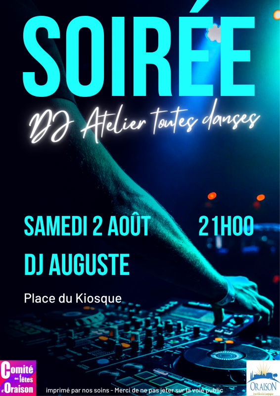 Soirée DJ_Oraison