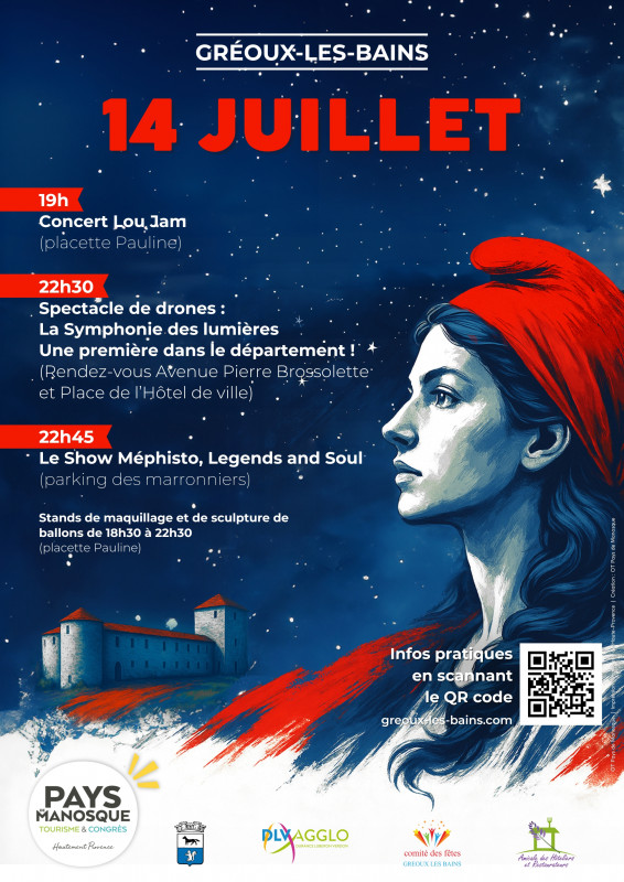 Festivités du 14 juillet_Gréoux-les-Bains