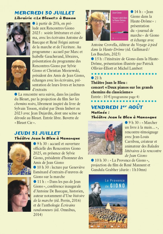 Rencontres Giono 2025_Manosque