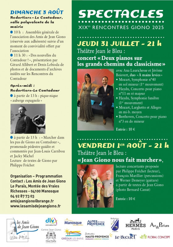 Rencontres Giono 2025_Manosque