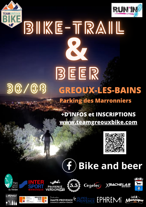 Bike and beer_Gréoux-les-Bains