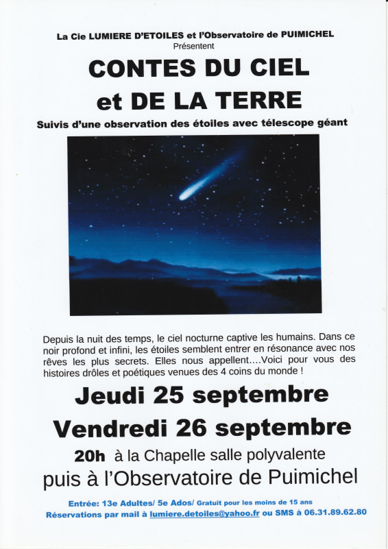 CONTES DU CIEL ET DE LA TERRE