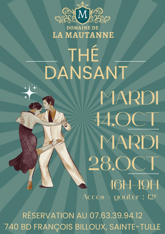 Affiche Thé Dansant
