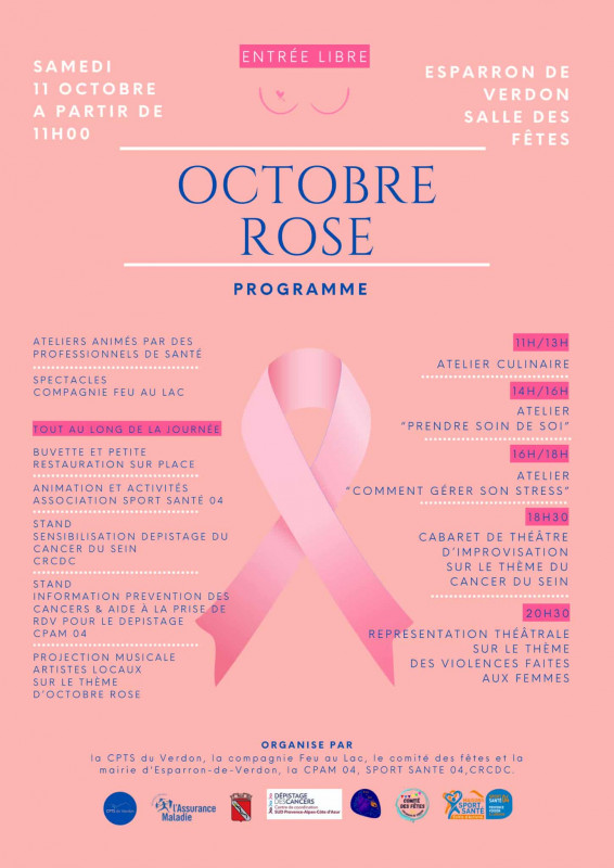 Octobre Rose Esparron de Verdon
