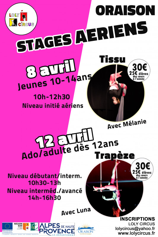 stages aériens Loly
