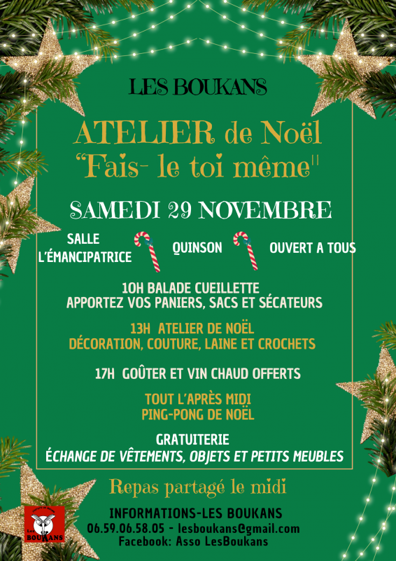 Atelier de noël 2025 Atelier de noël 2025