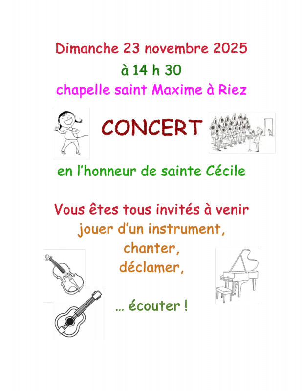 Concert_Riez - © DR Ermitage de St Maxime Concert_Riez