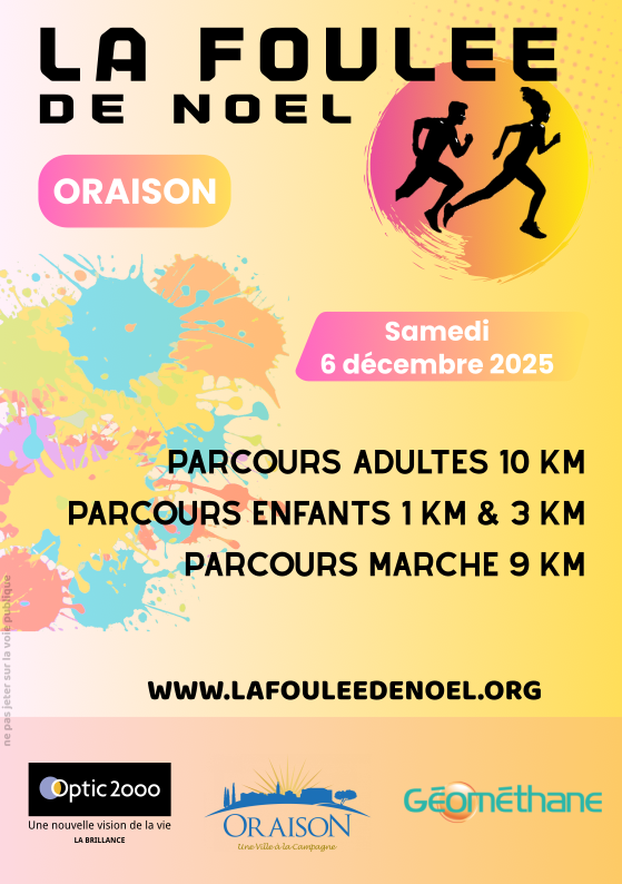 La Foulée de Noel 2025_Oraison