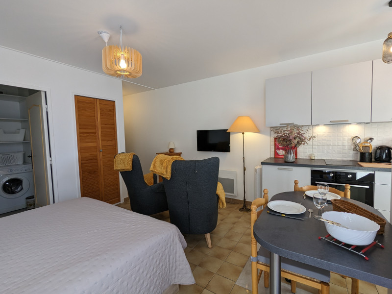 Vue depuis la porte fenêtre