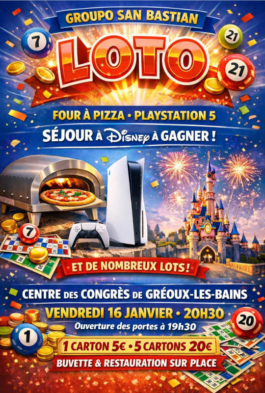 Loto des bravadeurs_Gréoux-les-Bains