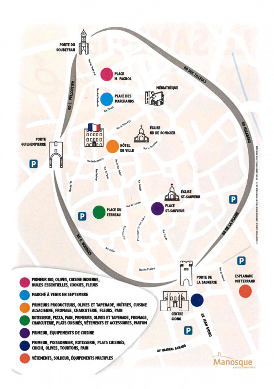 Marché hebdomadaire_Manosque