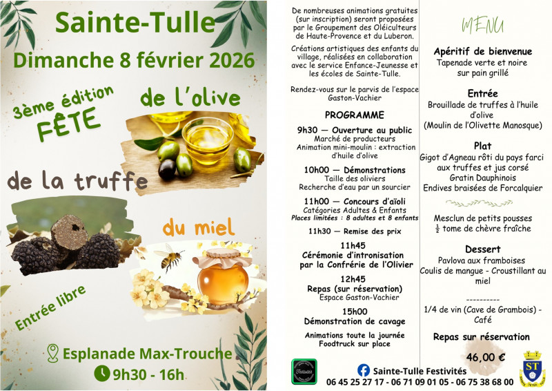 Fête de l'olive de la truffe et du miel