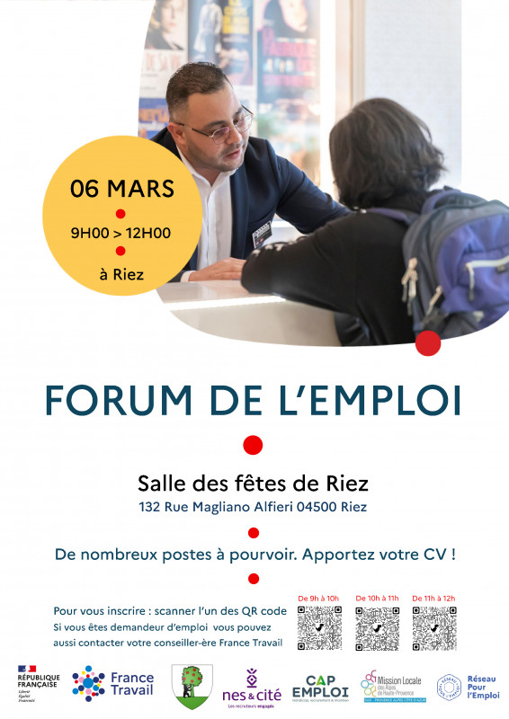 Rejoignez-nous au Forum Emploi de Riez_Riez