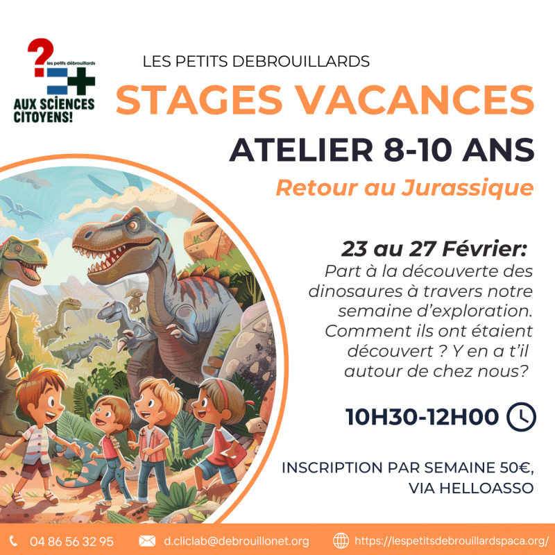 Atelier Retour au Jurrassic