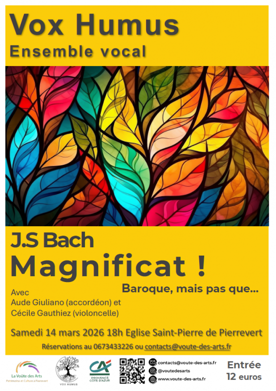 Magnificat de J.S. Bach, du baroque mais pas que ..._Pierrevert
