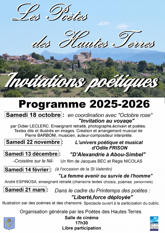 Invitations Poétiques_Valensole