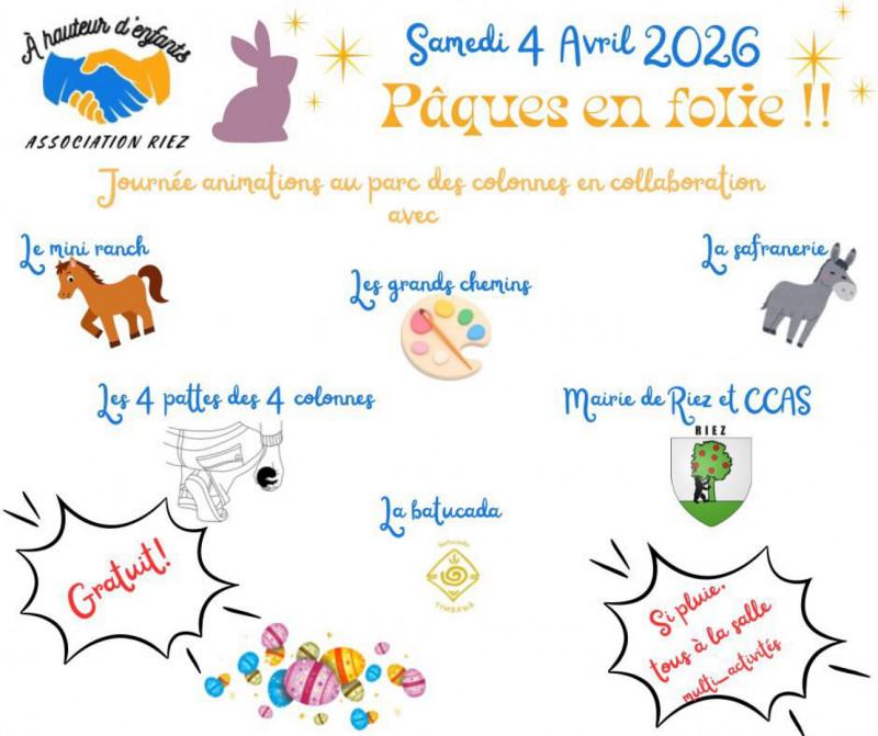affiche par l'association À hauteur d'enfants 
