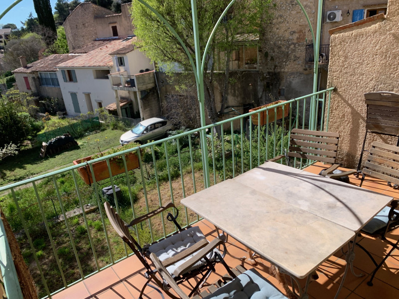 vue de la terrasse-balcon