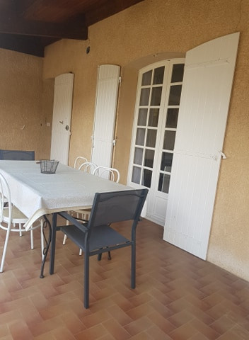 terrasse dans l'hacienda