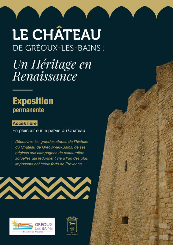 Exposition en plein air, un héritage en renaissance - Château des Templiers_Gréoux-les-Bains Exposition en plein air, un héritage en renaissance - Château des Templiers_Gréoux-les-Bains