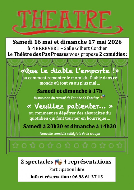 Week end Théâtre des pas pressés_Pierrevert
