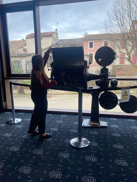 Visite des coulisses du cinéma CGR_Manosque