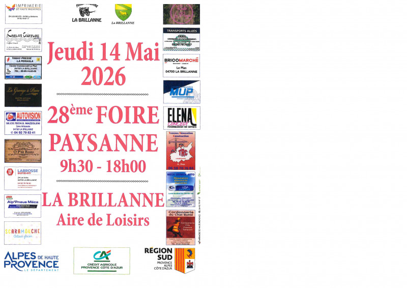 Affiche foire paysanne