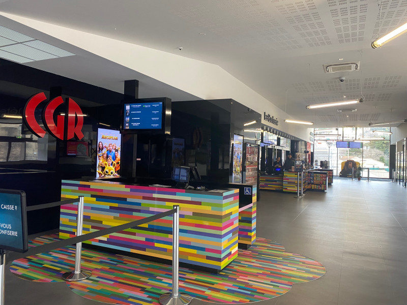 Visite des coulisses du cinéma CGR_Manosque